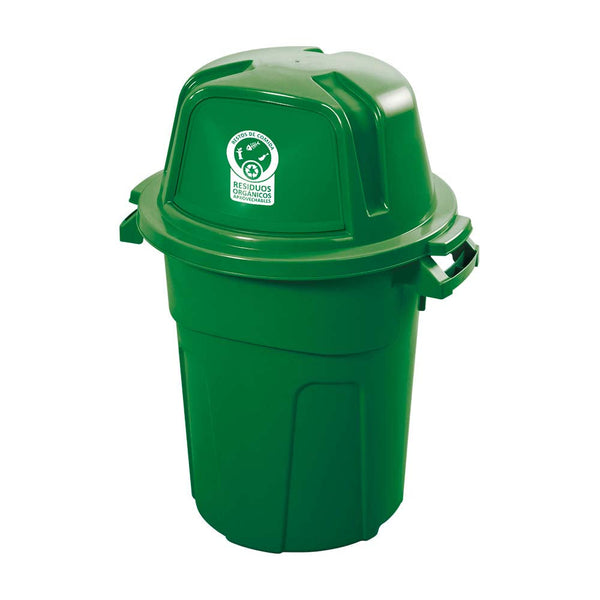 Basurero Manejo Residuos 100 Litros Verde