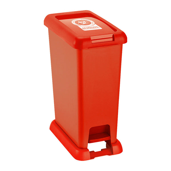 Basurero Pedal 35 Litros Rojo