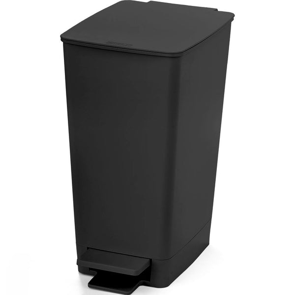 Basurero Pedal Slim 8 Litros Negro