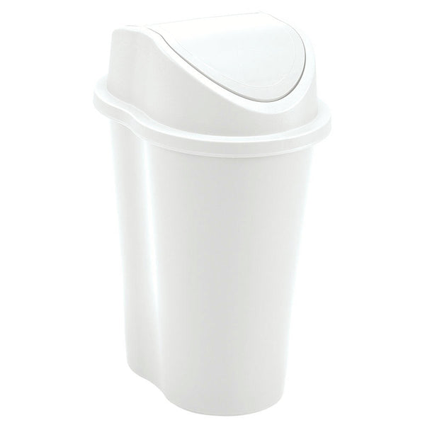 Papelera Style Tapa Vaiven 5 Litros Blanco