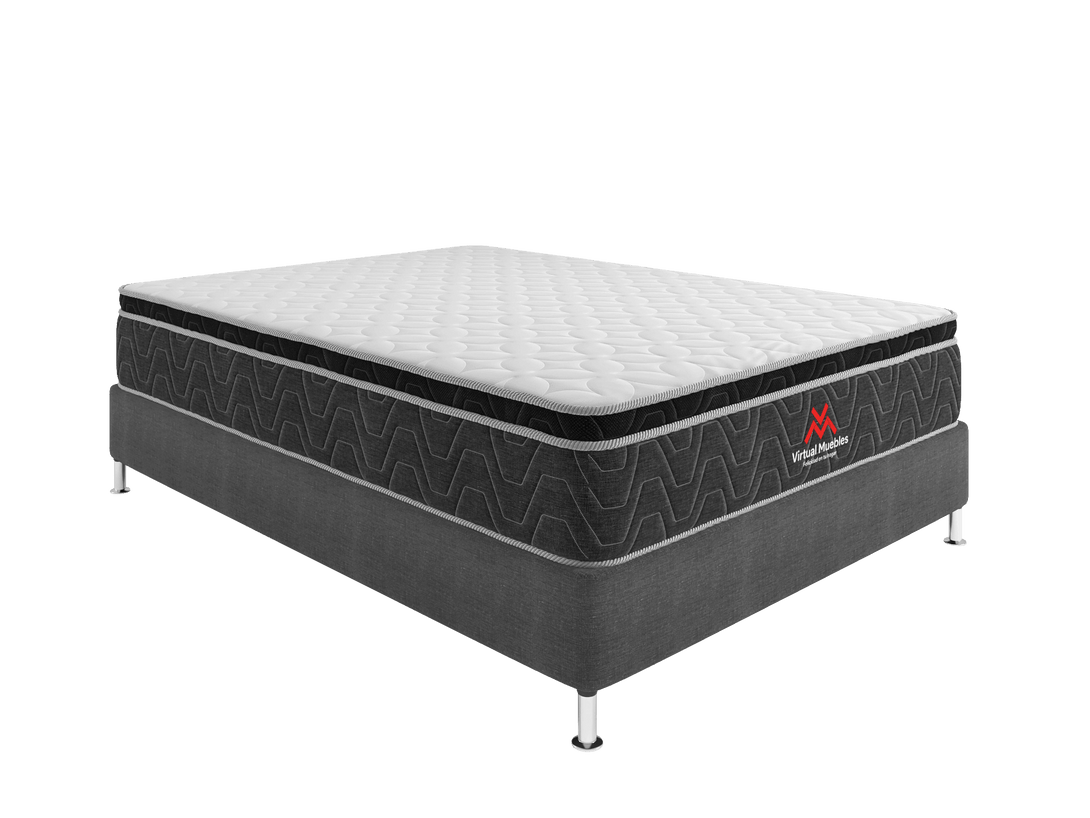 Combo para Habitación Fenix, incluye Cama Doble y Colchón.