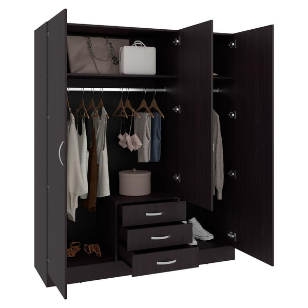 Closet Gate, Wengue, con gran pacidad de almacenamiento incluye espejo ZF