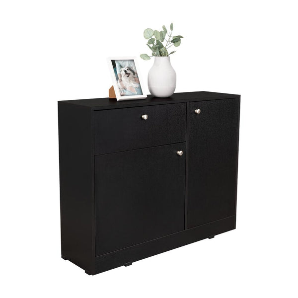 Organizador Praga, Wengue, con deslizadores en U para una facil movilidad