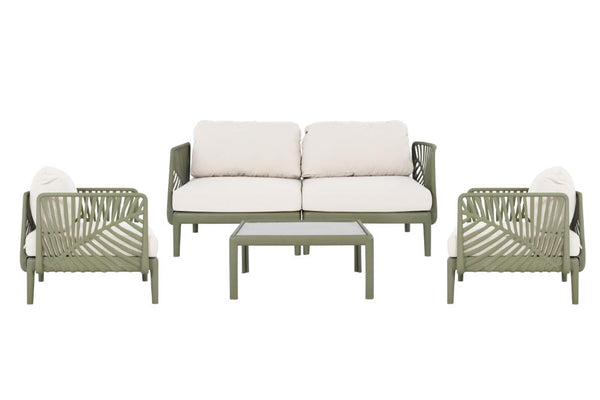 Sala de Exterior Astratto, Verde Olivo