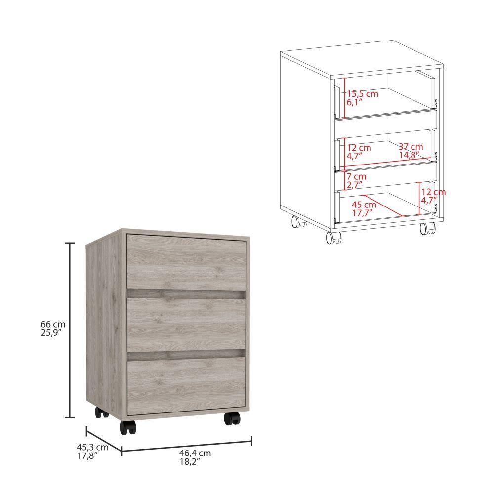 Organizador Taira X2, color Humo para Habitación.