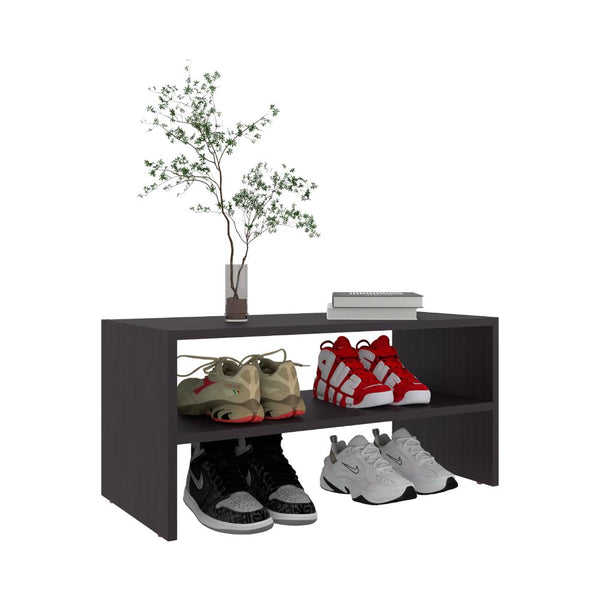 Zapatero Apilable Silap, Kronos Wengue, con capacidad para 6 pares de zapatos ZF